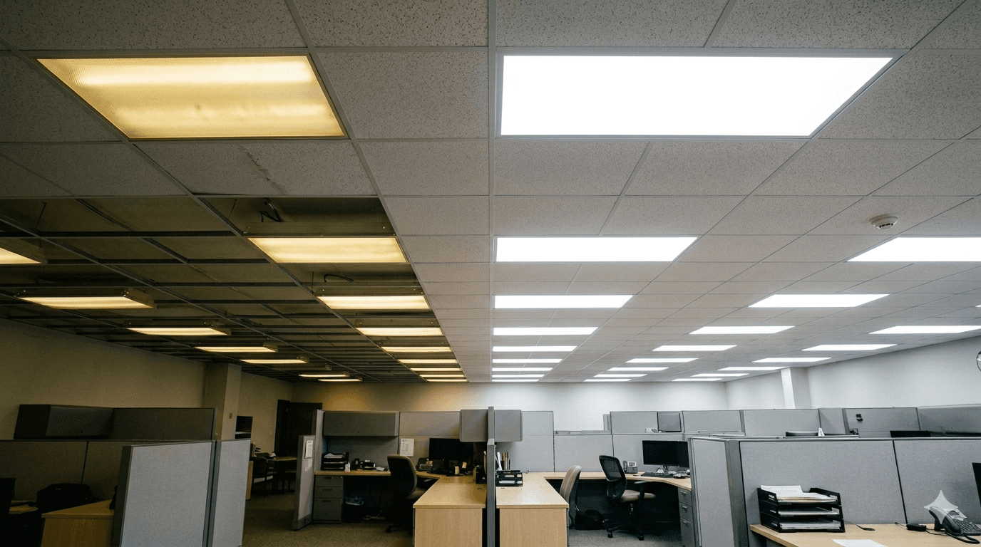 Office LED Lighting Retrofit